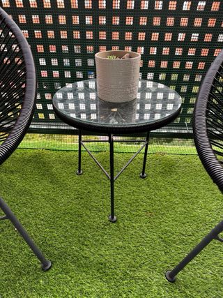 Juego de 2 sillas y mesa Acapulco