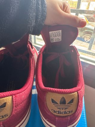 Zapatillas Adidas Lona Granate