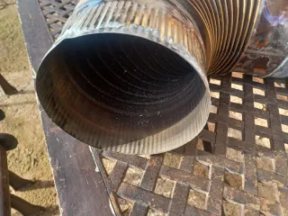 Chimenea + tubo de salida y tubo reductor