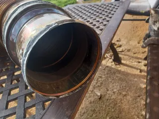 Chimenea + tubo de salida y tubo reductor