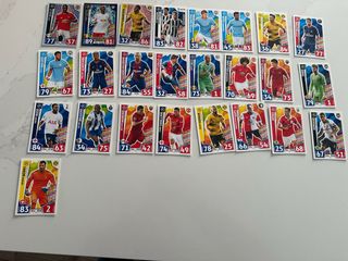 Lote Cartas Match Attax