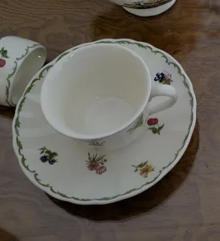 Juego de té/café San Claudio Porcelana