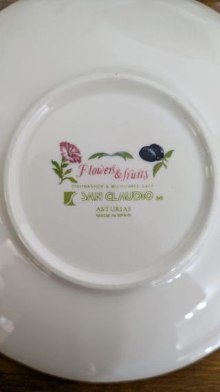 Juego de té/café San Claudio Porcelana
