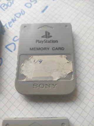 Lote 4 Memory Cards PlayStation