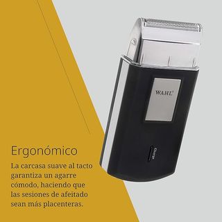 Afeitadora Wahl Eléctrica Negra y Plateada