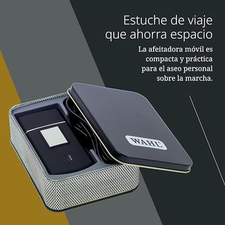 Afeitadora Wahl Eléctrica Negra y Plateada