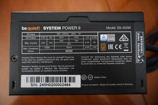 Alimentatore PC be quiet! System Power 9 400W