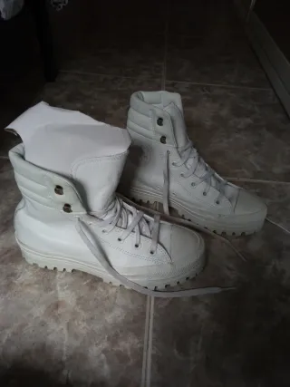 Converse Blancas Botas