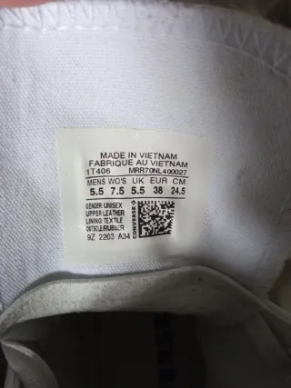 Converse Blancas Botas