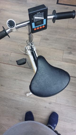 Bicicleta Estática Blanca