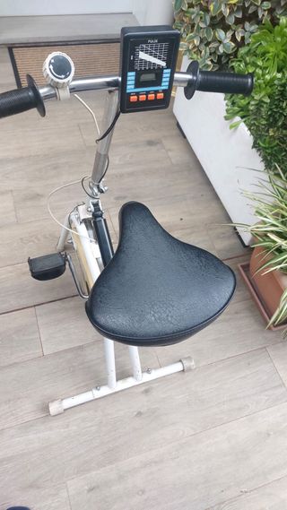 Bicicleta Estática Blanca