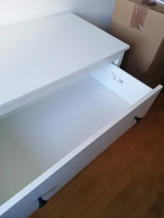 Cómoda blanca 3 cajones Ikea