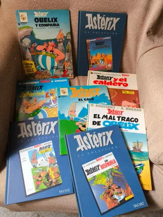 8 tebeos de Astérix y Obélix. Distintos títulos.