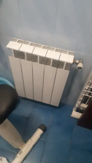 Radiadores de metal blancos para gasoil