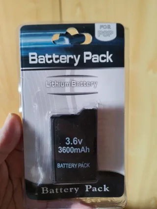 Batería PSP 3.6v 3600mAh Lithium