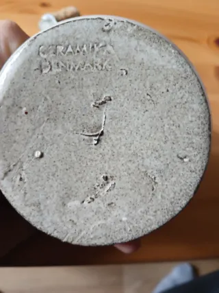 Candil de Aceite Vintage - Cerámica de Dinamarca