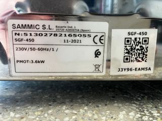 Gratinadora/Tostadora Sammic SGF-450