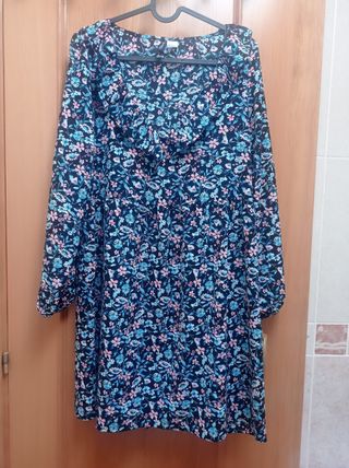 Vestido H&M floral Talla S