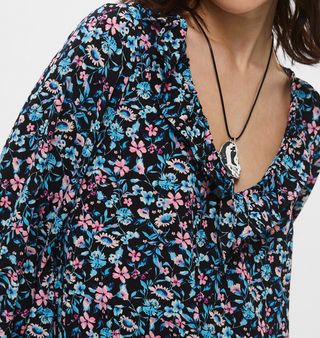Vestido H&M floral Talla S