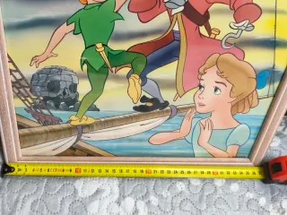 Cuadro Disney Peter Pan 52cms x 37 CMS aprox..