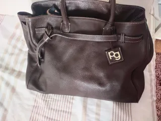 Bolso Purificación García Piel Marrón