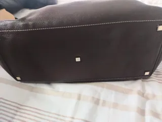 Bolso Purificación García Piel Marrón