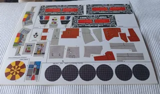 Etiqueta sticker halcón milenario kenner años 80