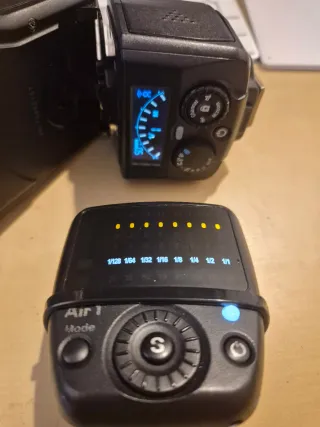 Flash y disparador Nissin i60A y Air 1 Fujifilm