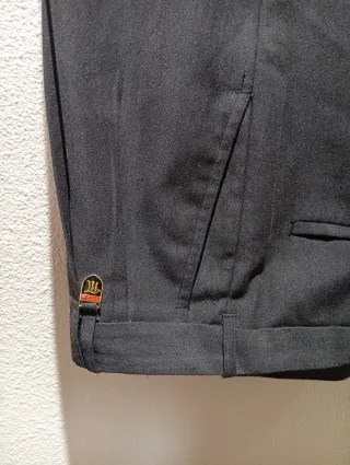Pantalón de vestir hombre pinzas gris