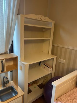 Sofá cama individual con almacenaje,cómoda y balda