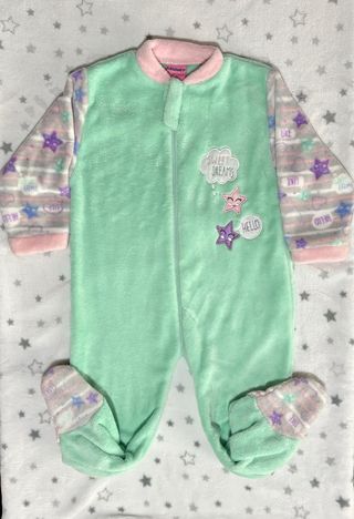 Pijama polar enterizo con pies