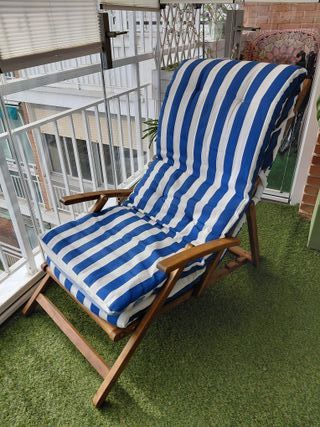 Mesas sillas, y tumbona para terraza