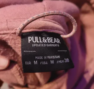 Sudadera rosa con capucha