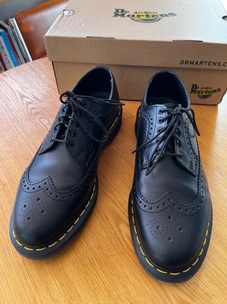 Dr Martens 3989 YS Zapato Cuero Negro Talla 43