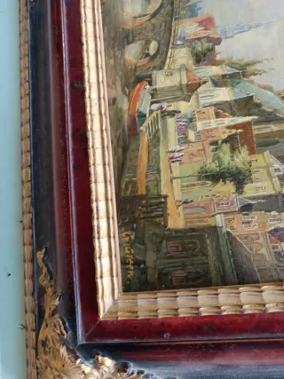 Dipinto su tavola: Paesaggio Veneziano