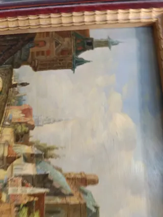 Dipinto su tavola: Paesaggio Veneziano