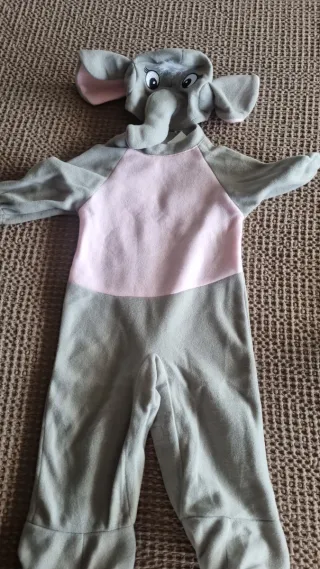 Disfraz Bebé Elefante 6-12 Meses