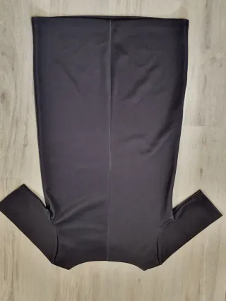 Vestido negro estampado floral