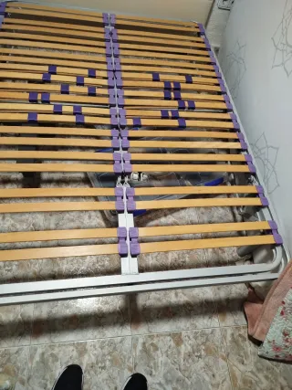 Somier Articulado Metálico y Madera.