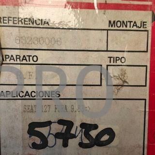 CILINDRO FRENO SEAT 127 NUEVO 63230006