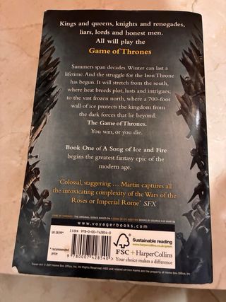 A Game of Thrones tome