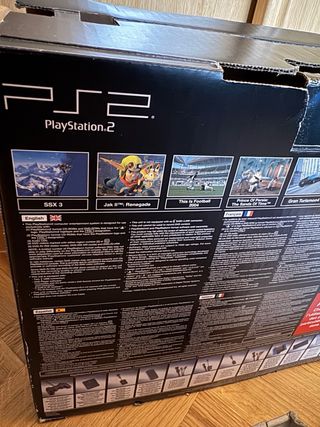 Consola PlayStation 2 Negra + Juegos