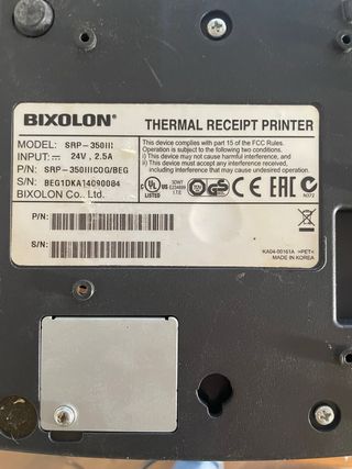 Impresora Térmica BIXOLON Negra