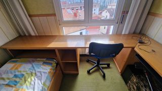 Dormitorio cama nido completo.