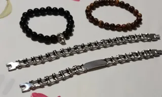 Lote 4 Pulseras Hombre