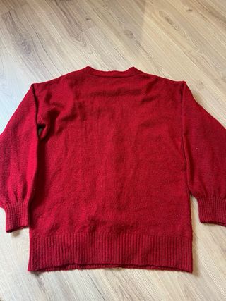 Cardigan Stradivarius Mujer Oversize XS Rojo