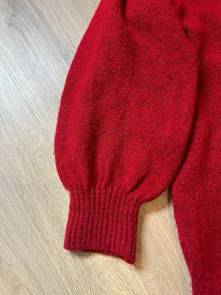 Cardigan Stradivarius Mujer Oversize XS Rojo