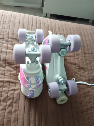 Patines 4 ruedas blancos