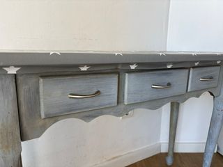 Mueble recibidor madera estrellas