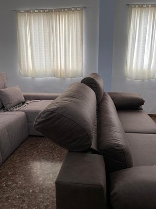 Nuevo sofa cama dos plazas marron